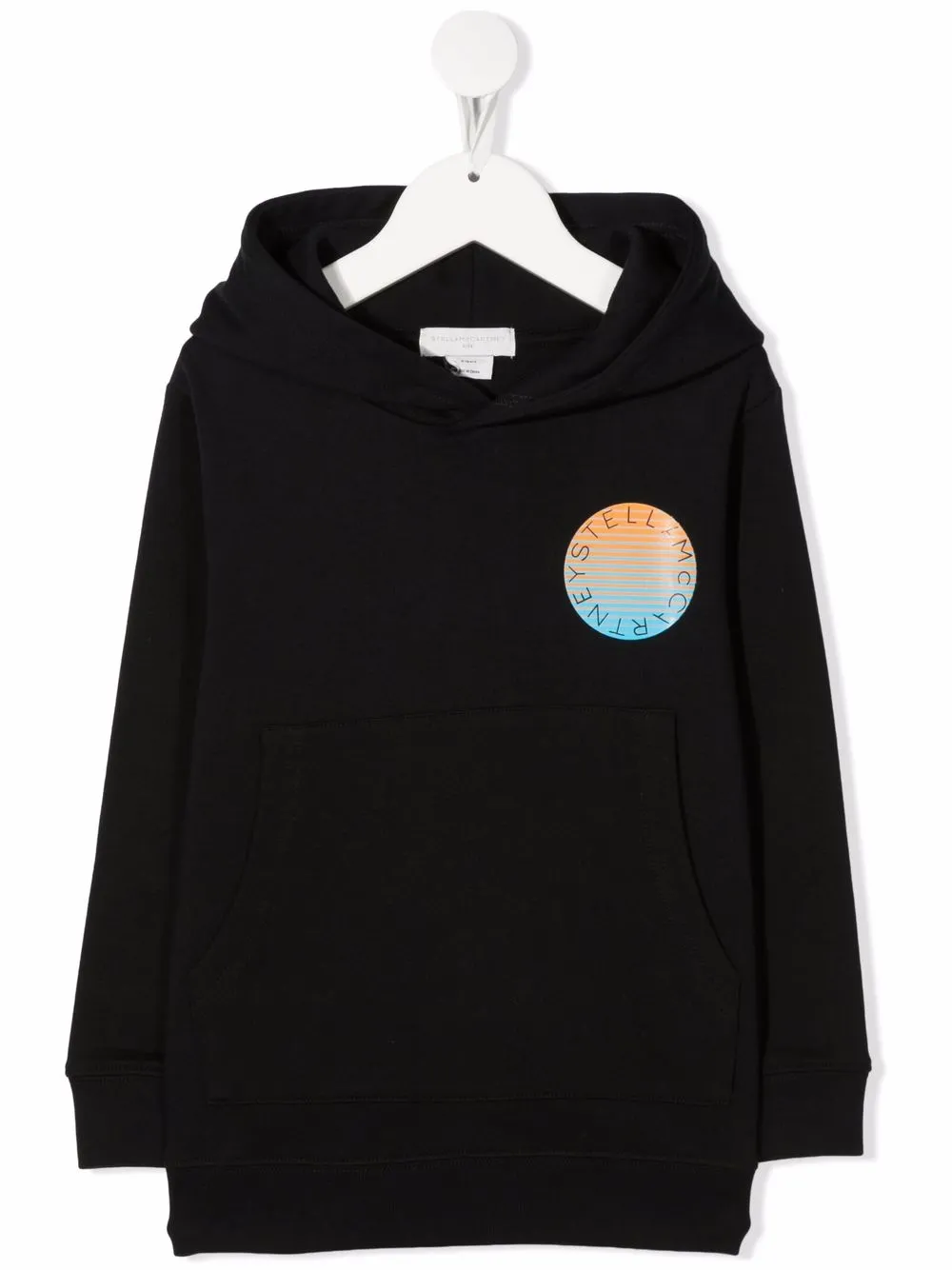 

Stella McCartney Kids hoodie con logo estampado - Negro