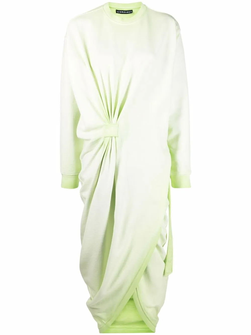 

Y/Project cinched-waist sweatshirt dress - Green