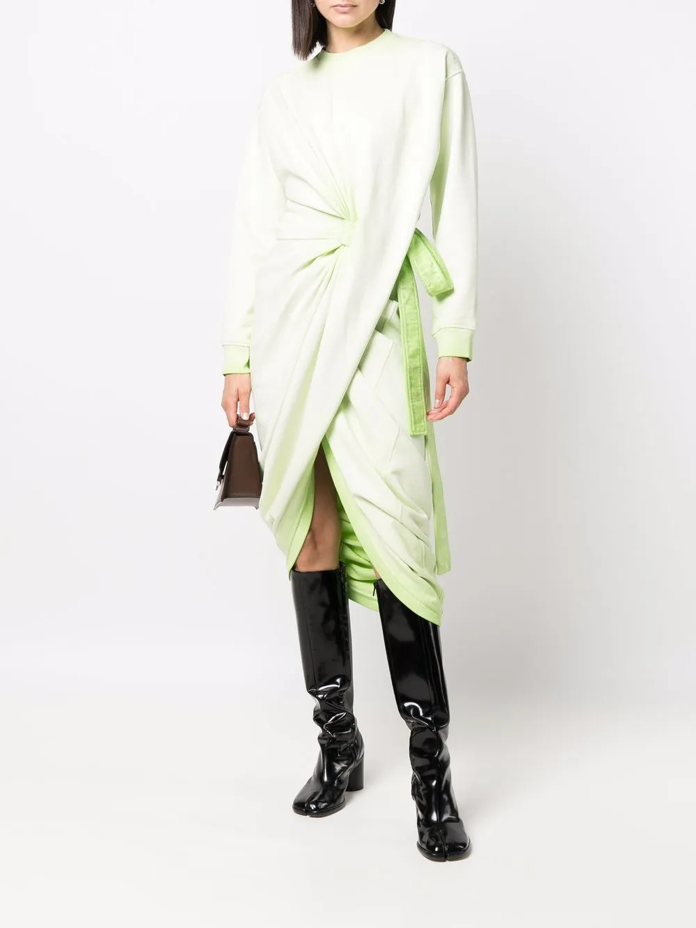 Y/Project cinchedwaist Sweatshirt Dress Farfetch