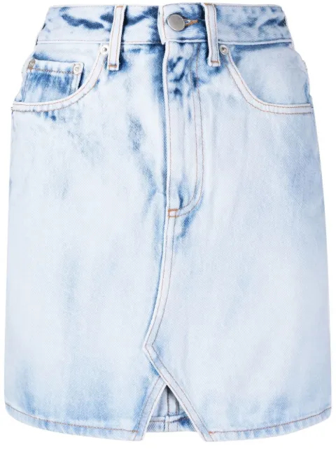 Alessandra Rich high-waisted denim skirt