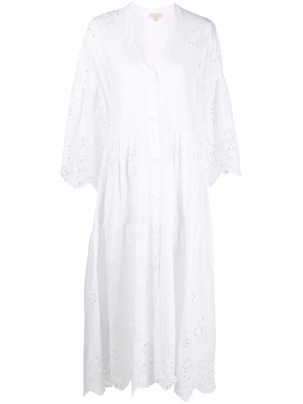 

Anjuna Luella broderie-anglais maxi dress - White