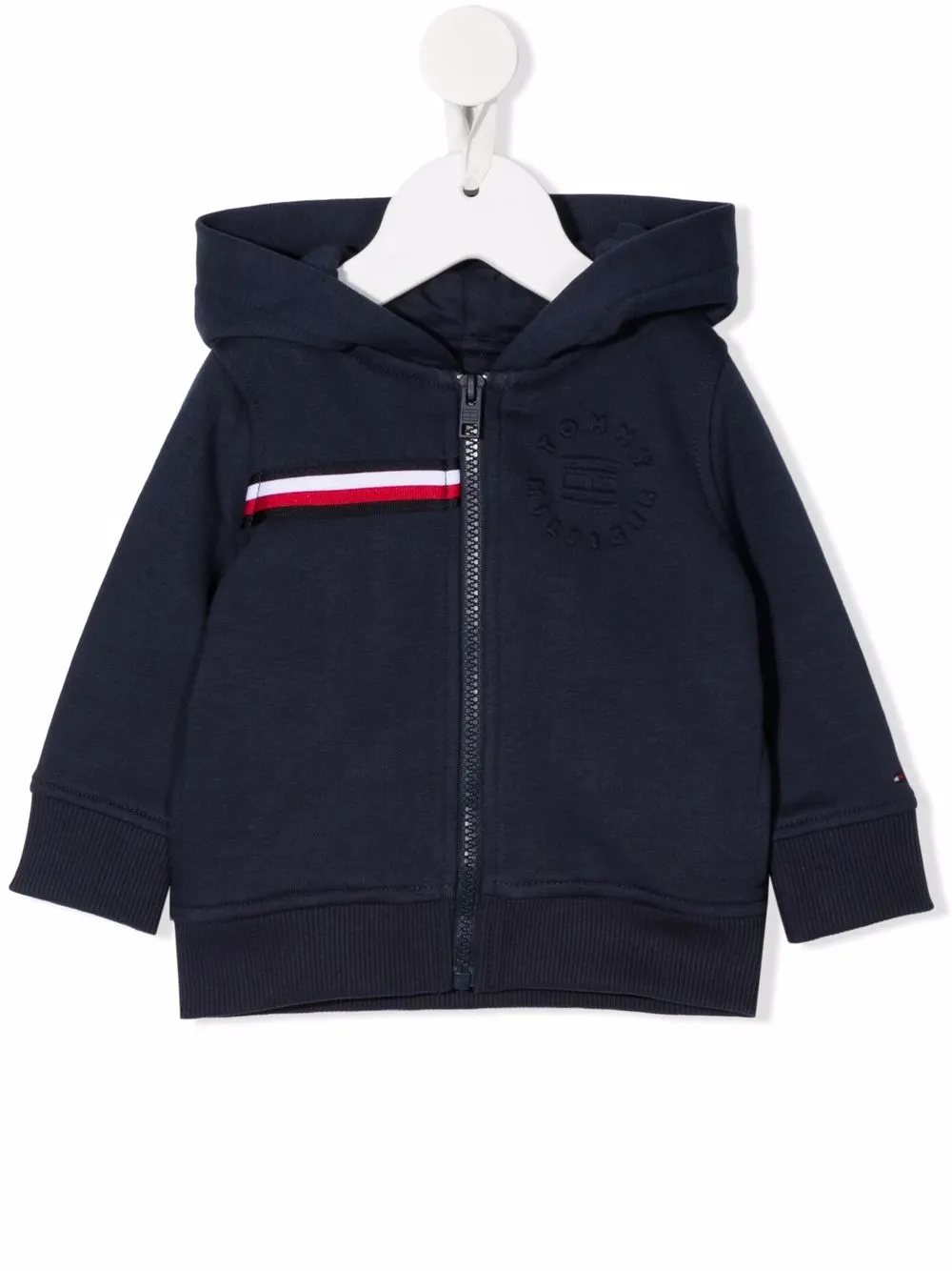 

Tommy Hilfiger Junior hoodie con logo en relieve - Azul