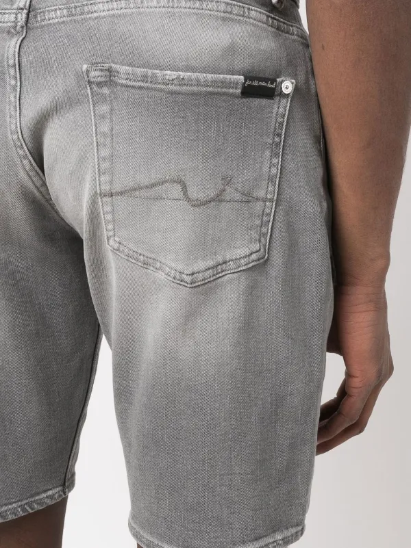 Mankind knee-length Denim Shorts - Farfetch