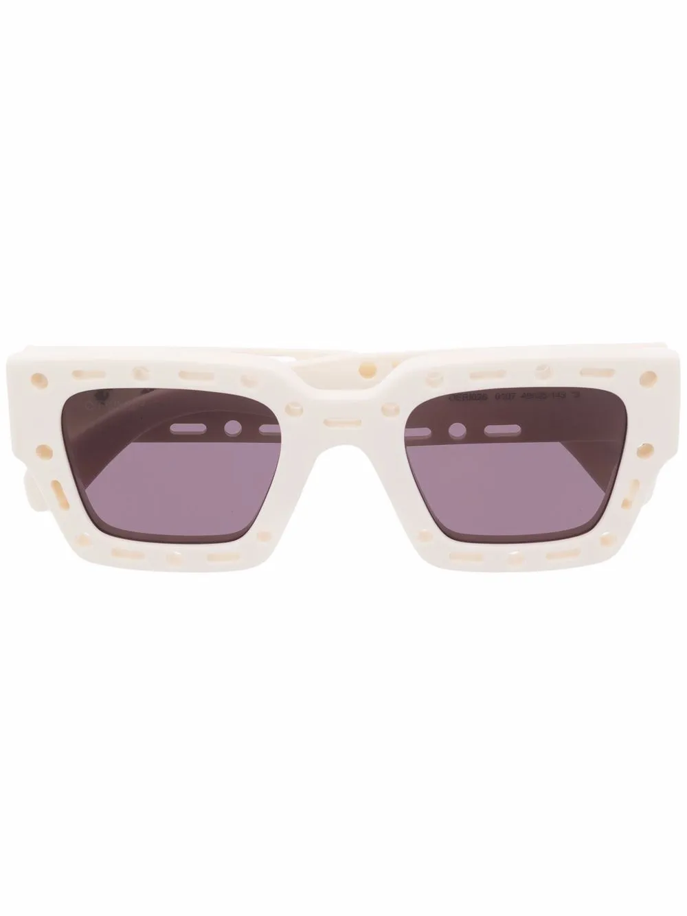 

Off-White Mercer cutout square-frame sunglasses