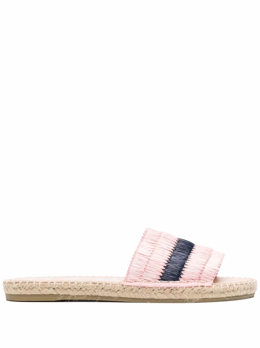 Manebi raffia-woven Design Slides - Farfetch