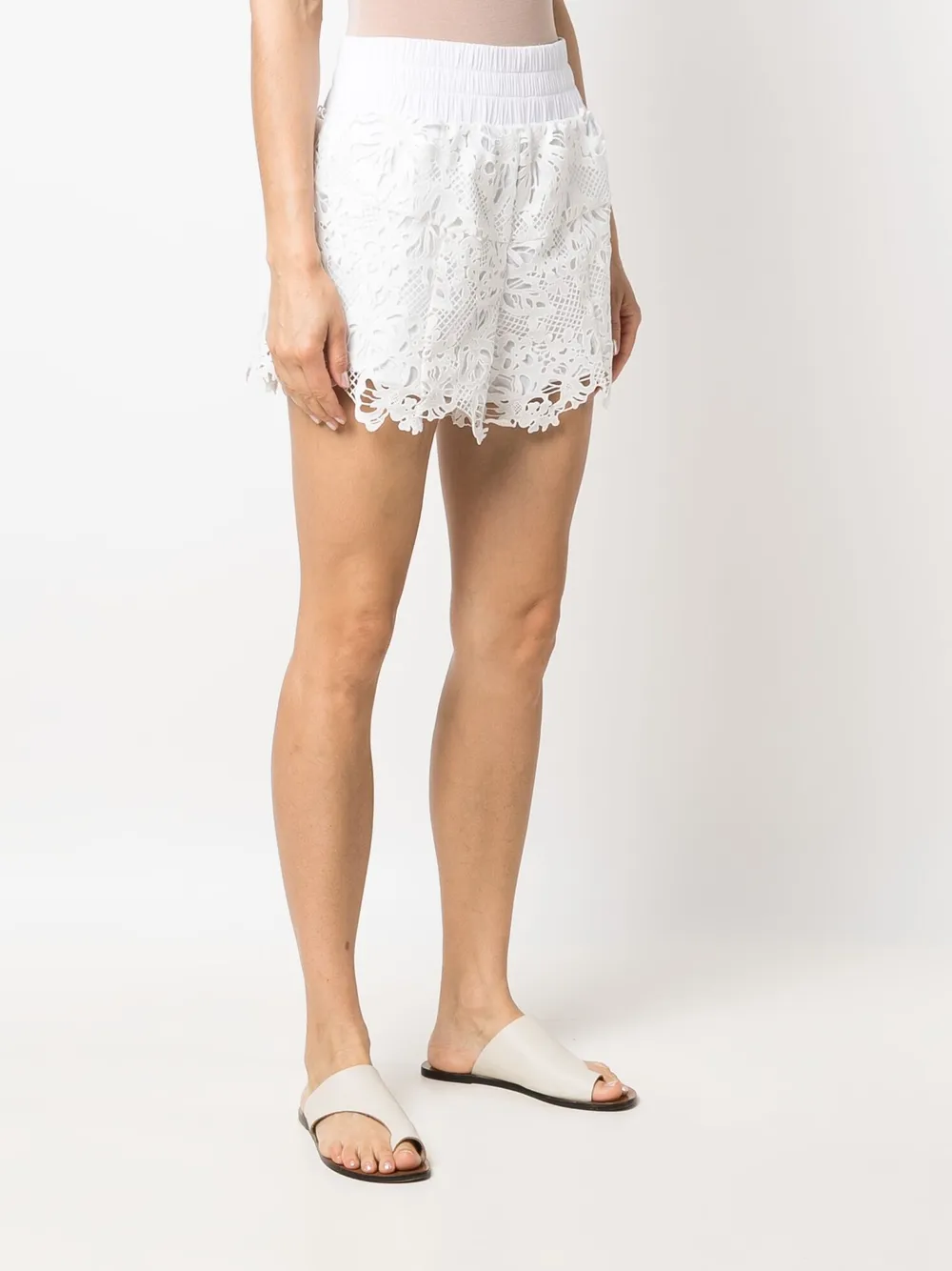 Lace-Detailed Shorts