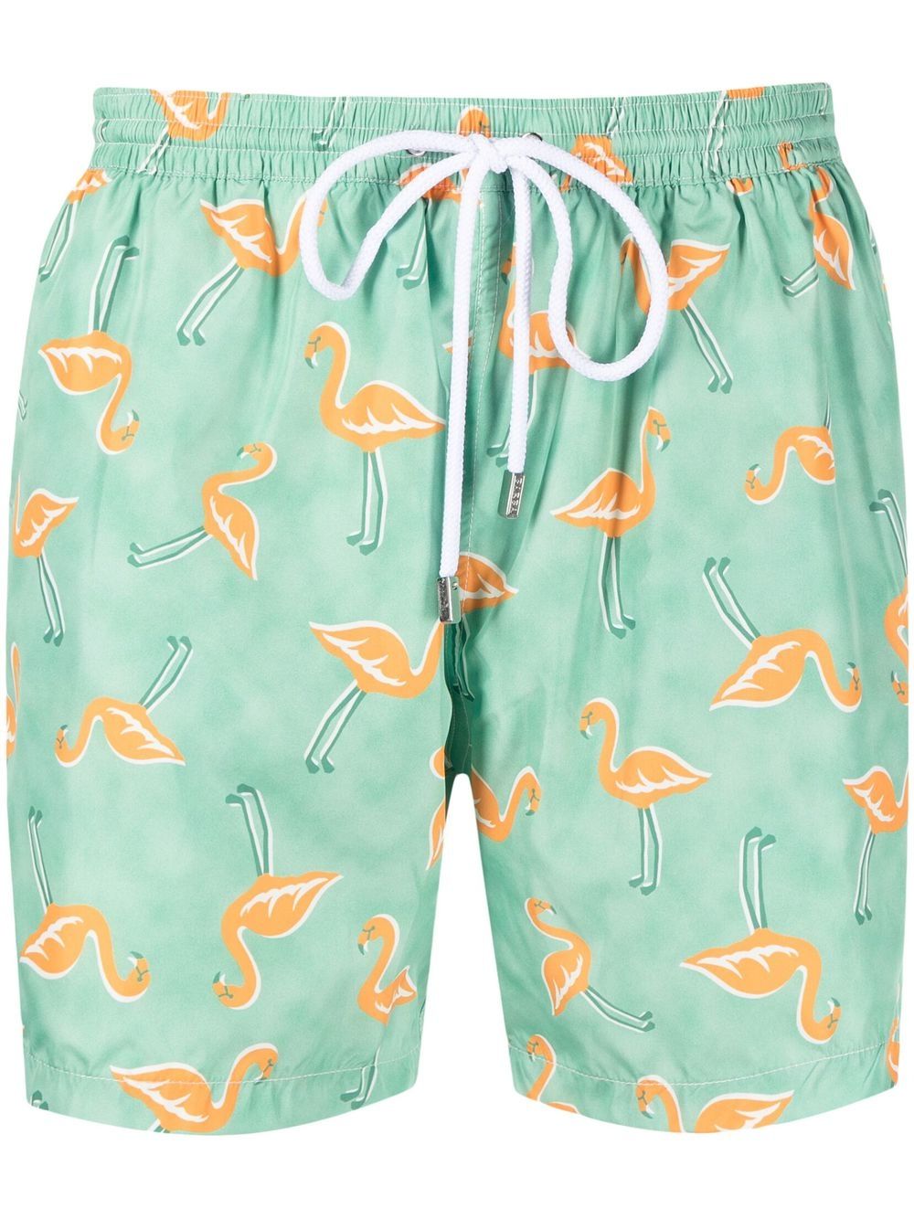 

Barba flamingo-print swimming shorts - Green