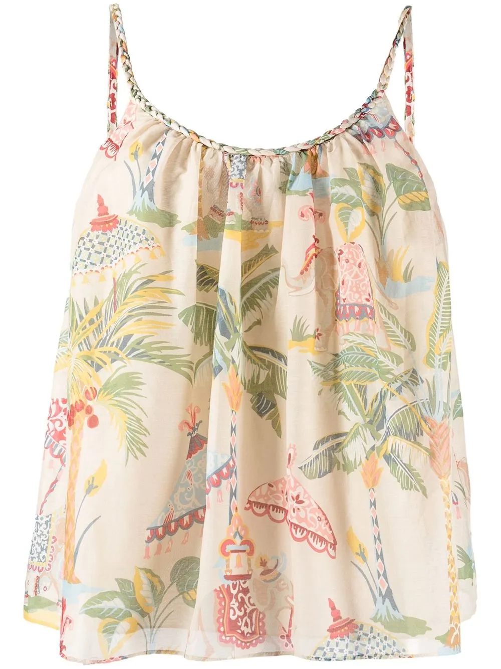 

RED Valentino Elephant-print tank top - Green