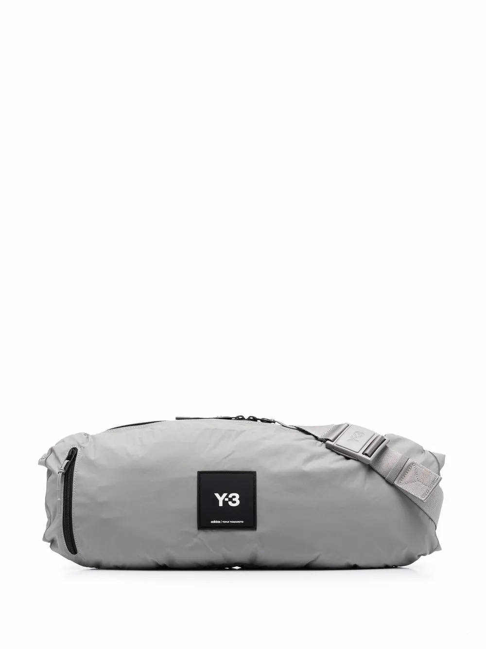 

Y-3 cangurera con parche del logo - Gris