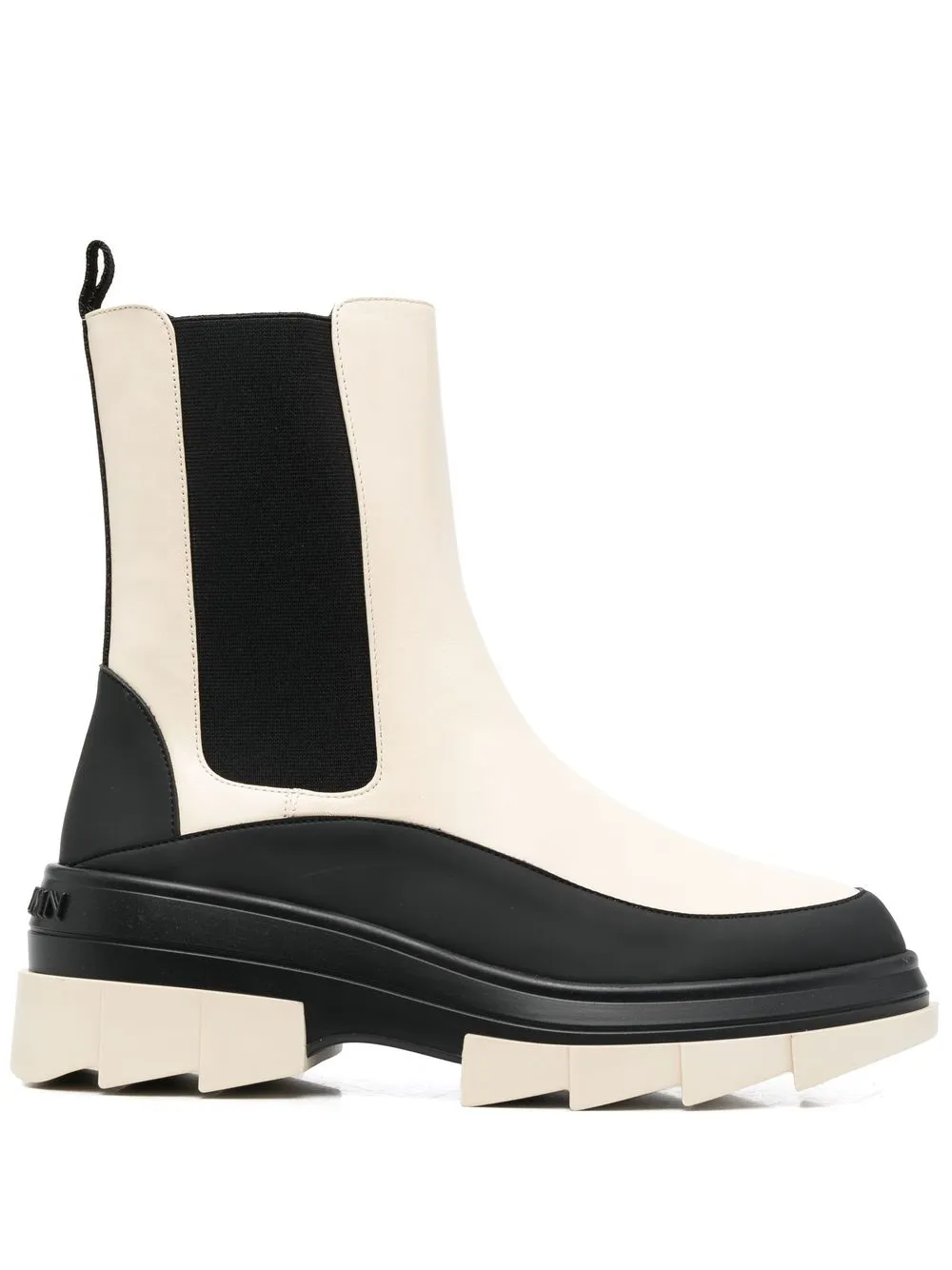 

Stuart Weitzman botas biker con diseño de dos tonos - Neutro