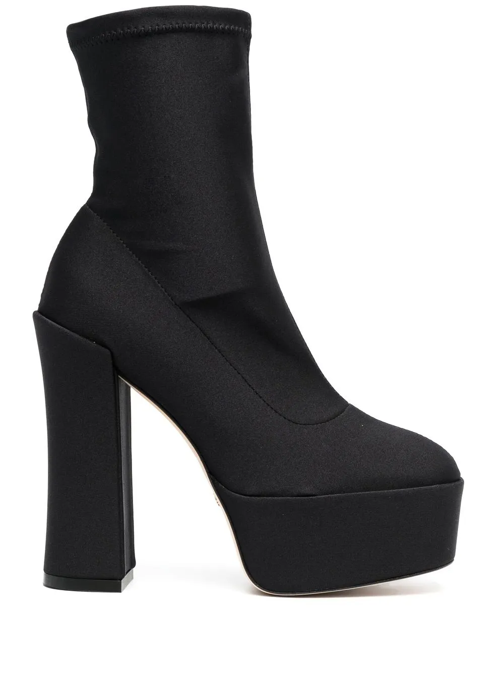 

Stuart Weitzman 150mm sock-ankle platform boots - Black