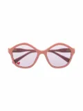 Chloé Kids geometric-frame sunglasses - Pink