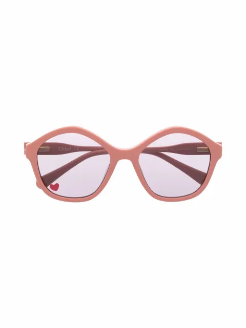 Chloé Kids geometric-frame sunglasses