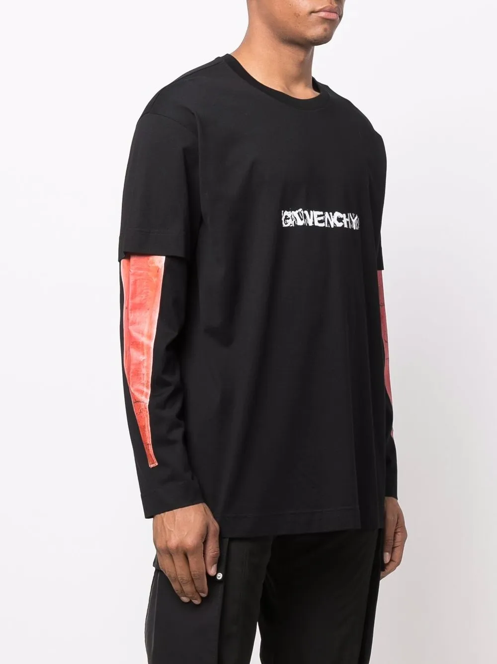 Givenchy x Josh Smith T-shirt met print Zwart