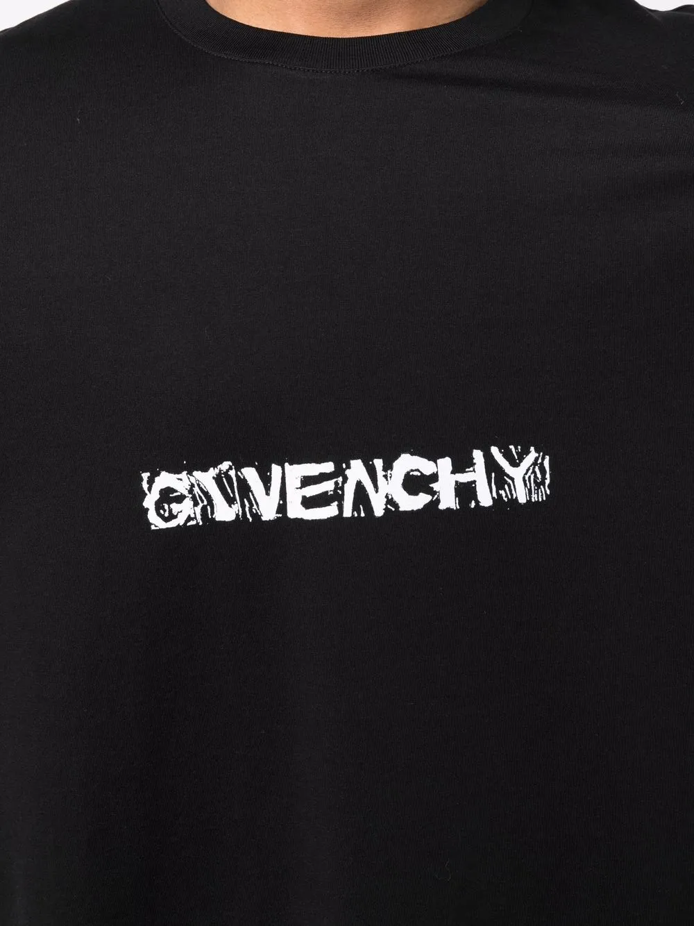 Givenchy x Josh Smith T-shirt met print Zwart