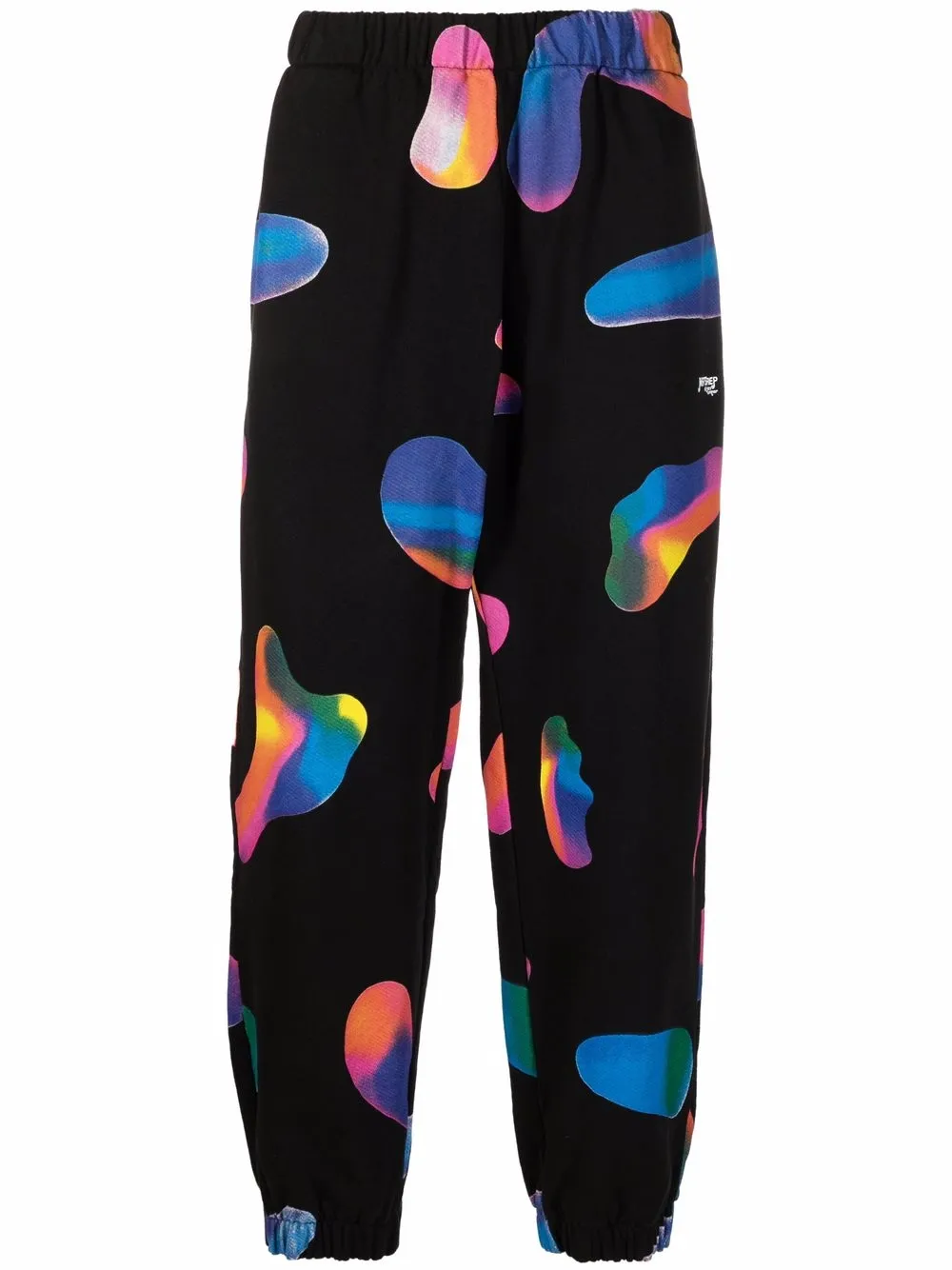 

MSFTSrep abstract print trousers - Black