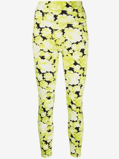 MSGM high-waist floral leggings