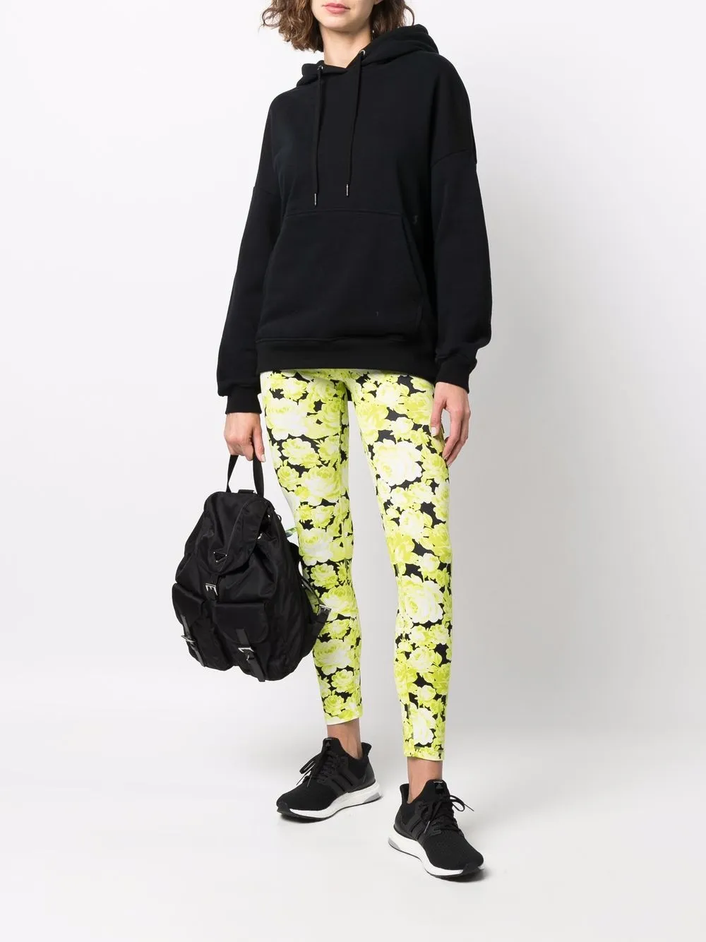 MSGM Legging met bloemenprint - Geel