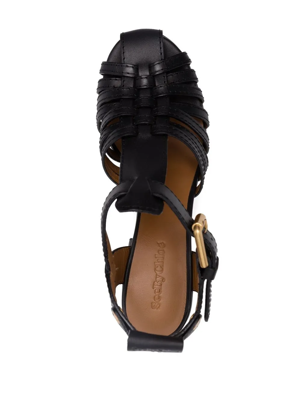 See By Chloé Chunky buckle-fastening 105mm Sandals - Farfetch