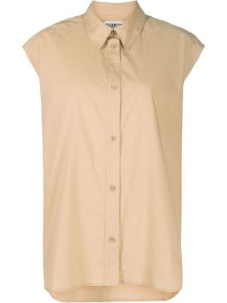 Essentiel Antwerp cap-sleeve Cotton Shirt - Farfetch
