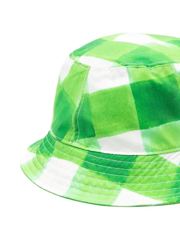 MSGM gingham-check Bucket Hat - Farfetch