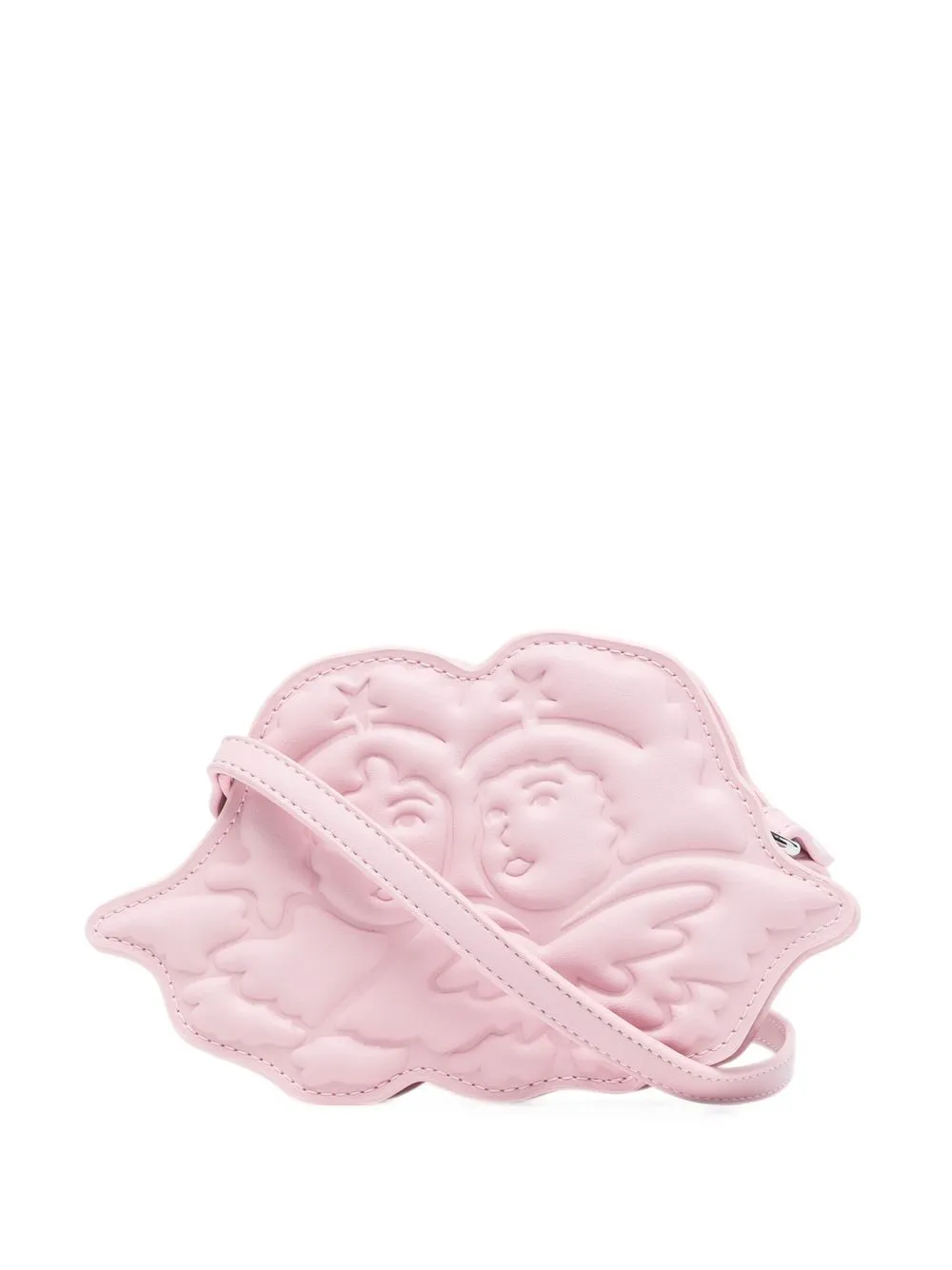 

Fiorucci bolsa mini con relieve - Rosado