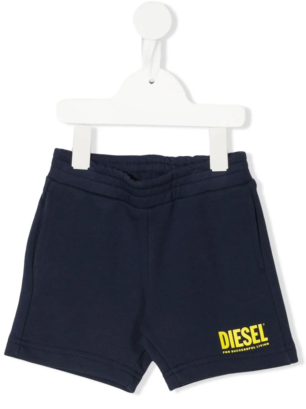 

Diesel Kids shorts con logo estampado - Azul