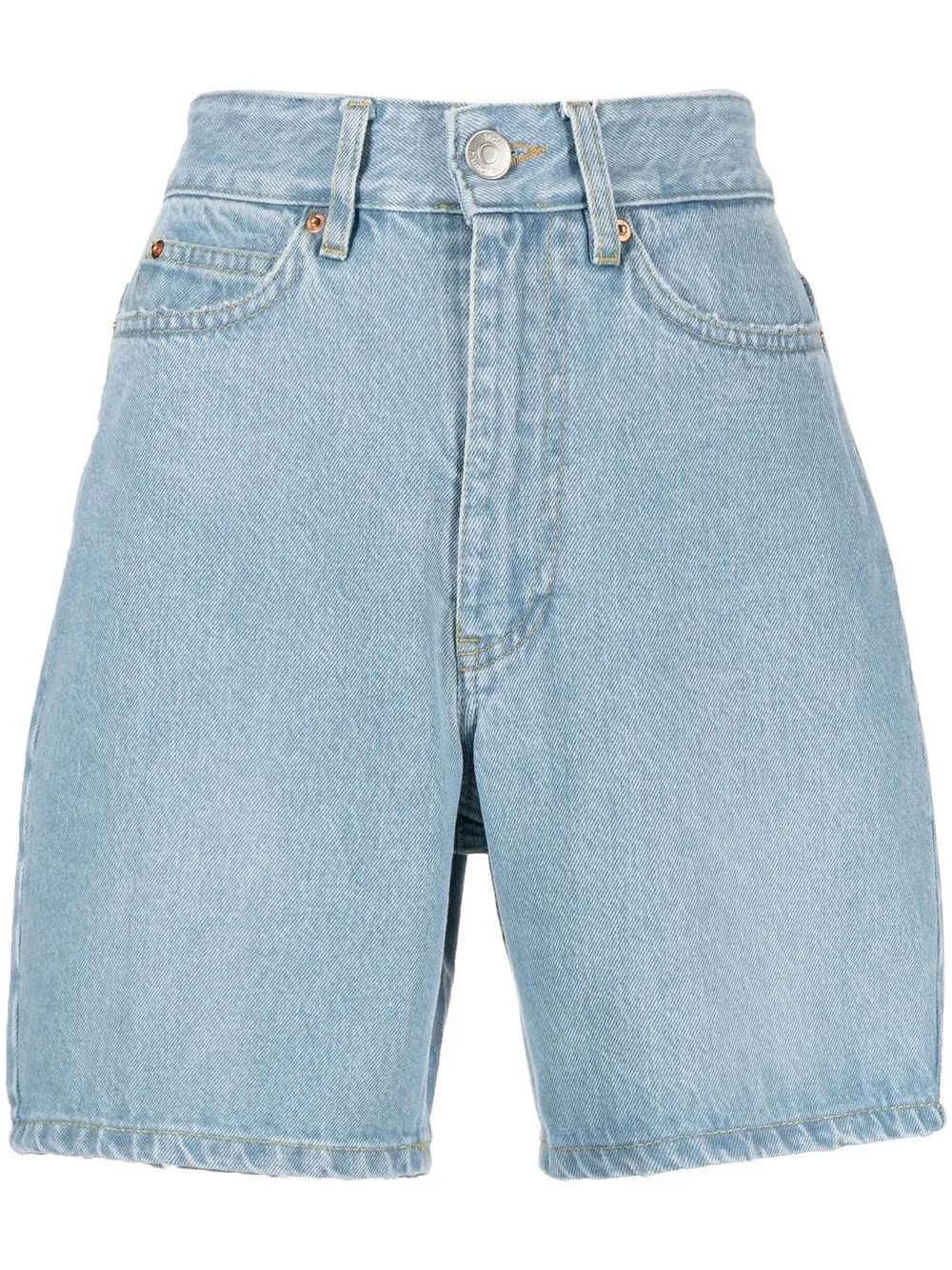 

Won Hundred high -waisted denim shorts - Blue