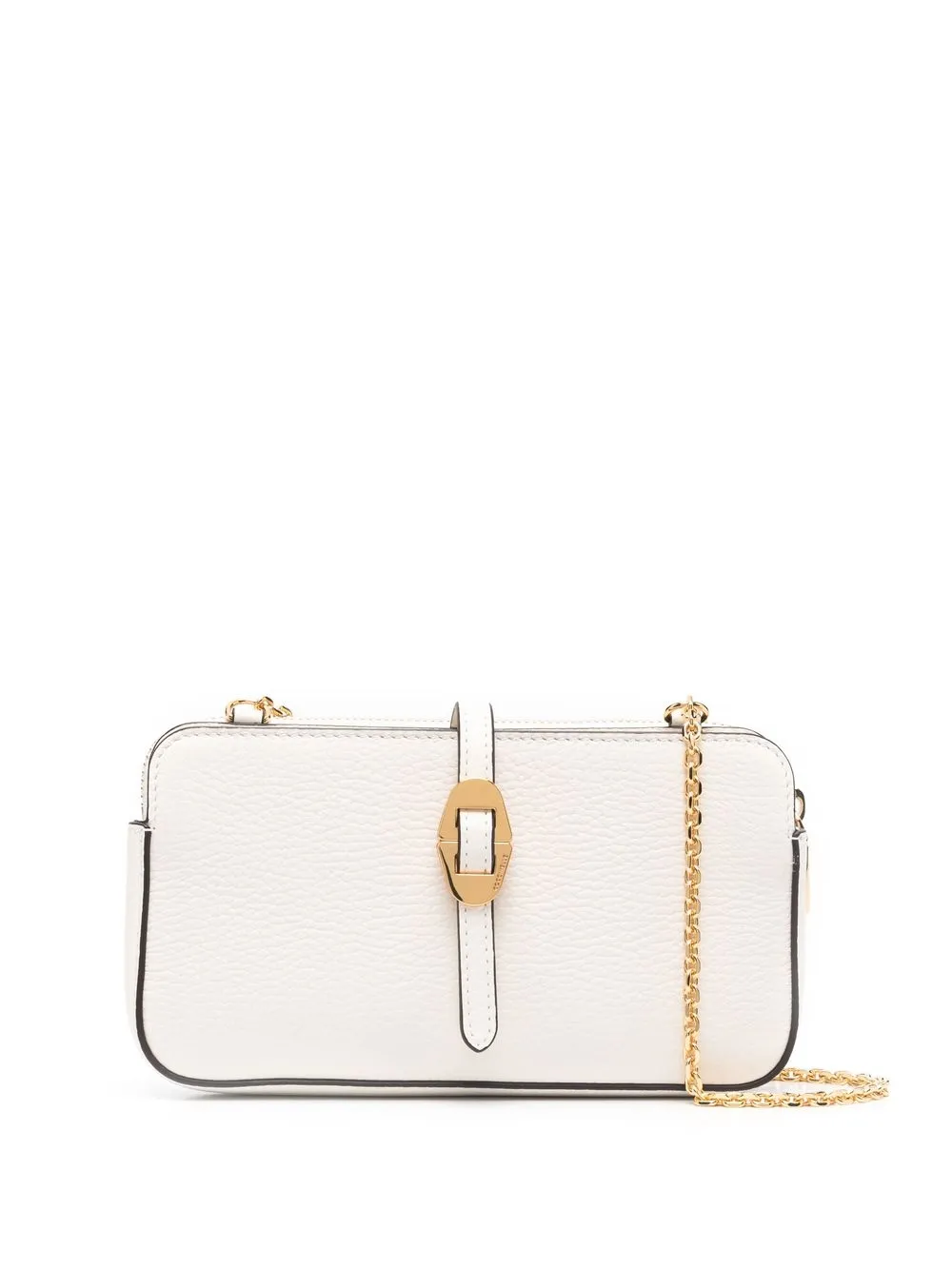 

Coccinelle bolsa crossbody con detalle de hebilla - Blanco