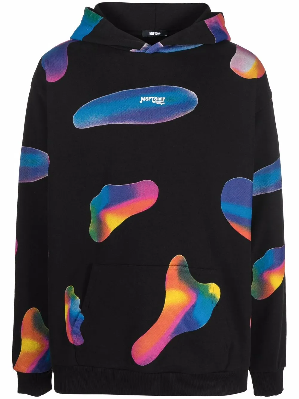 

MSFTSrep hoodie estampado abstracto - Negro