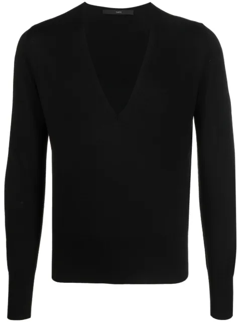 SAPIO V-neck long-sleeve jumper