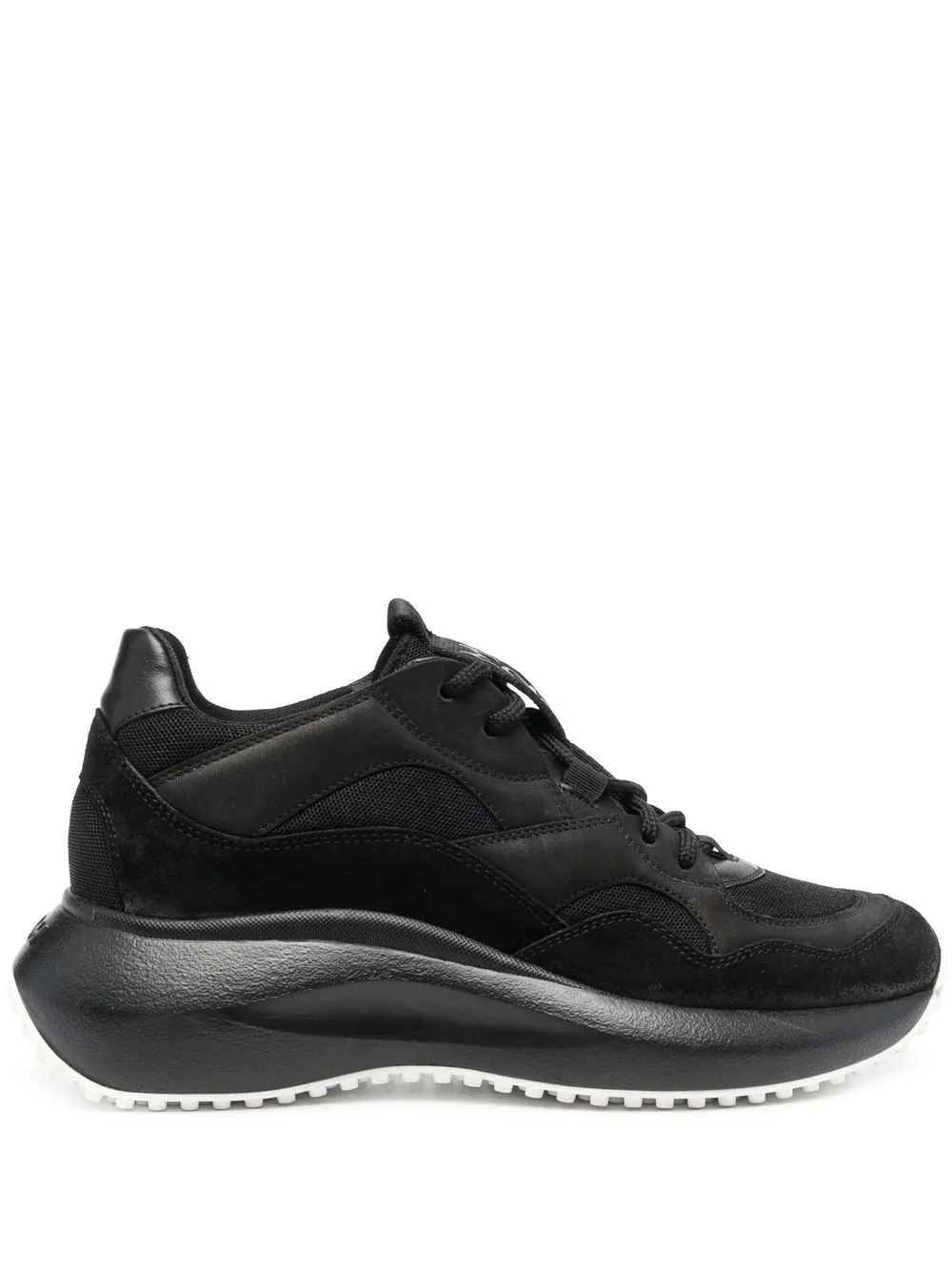 

Vic Matie panelled low-top sneakers - Black