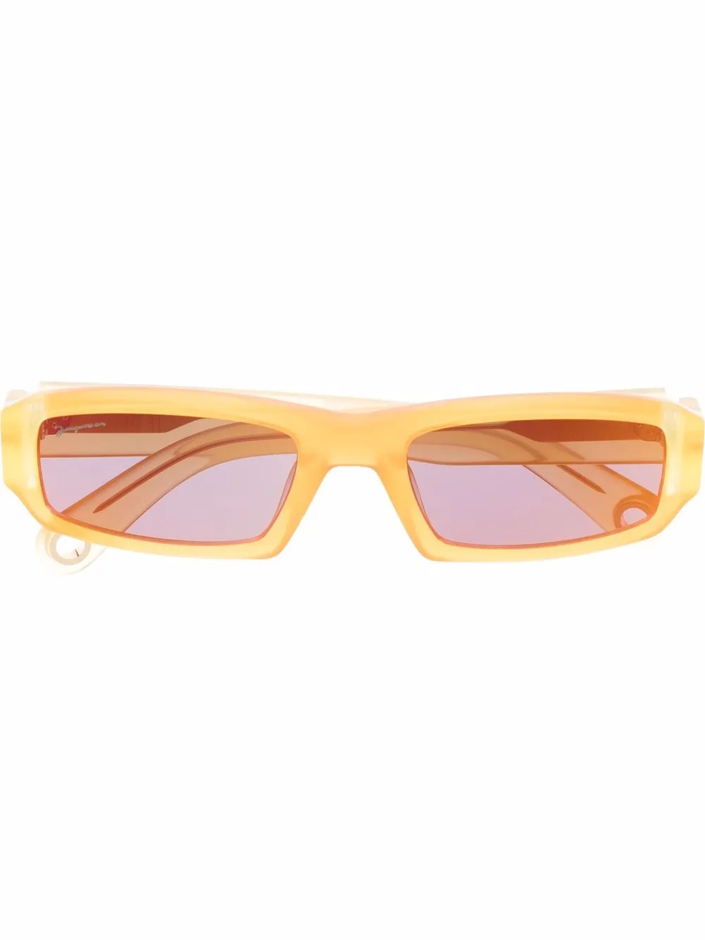 

Jacquemus lentes de sol con armazón rectangular - Naranja