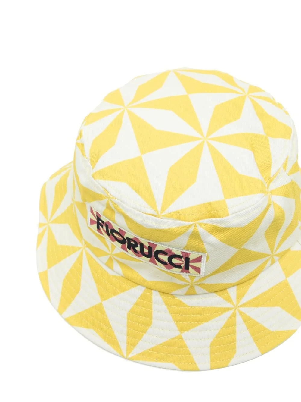 Fiorucci Vissershoed met print - Geel