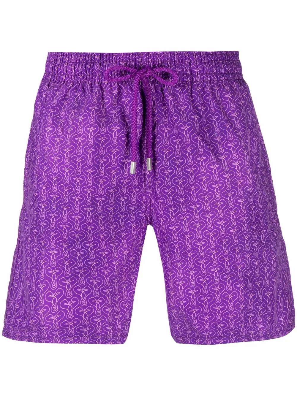 

Vilebrequin shorts de playa con motivo abstracto - Morado
