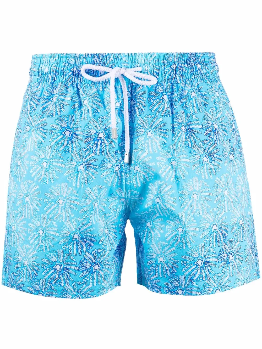 

Vilebrequin shorts de playa con estampado gráfico - Azul