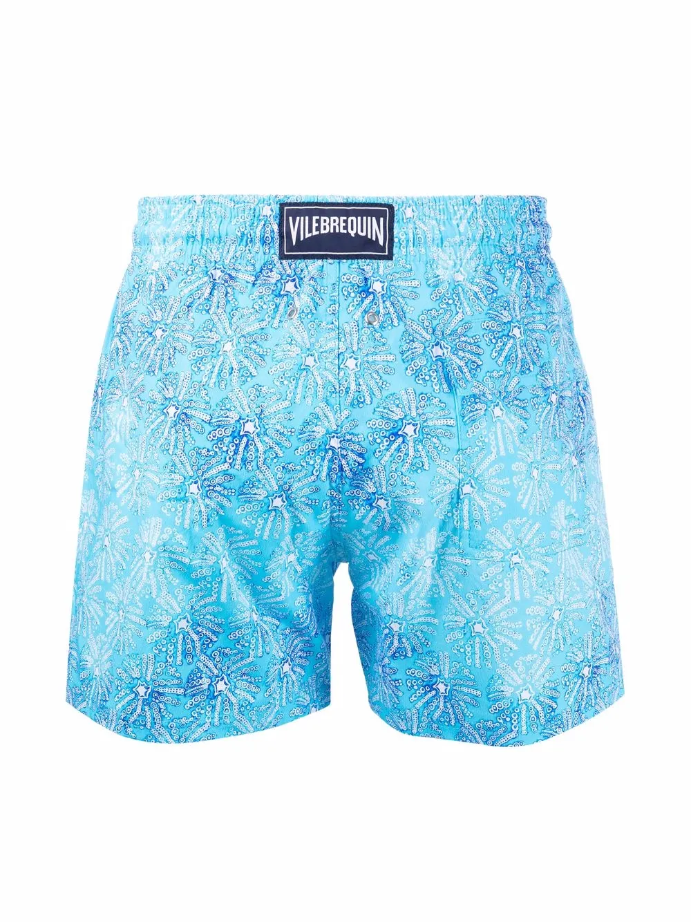 Vilebrequin Zwembroek met print - Blauw