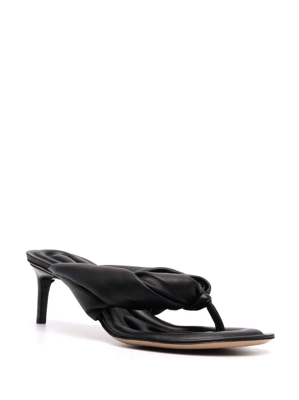Jacquemus Sandalen met open neus - Zwart