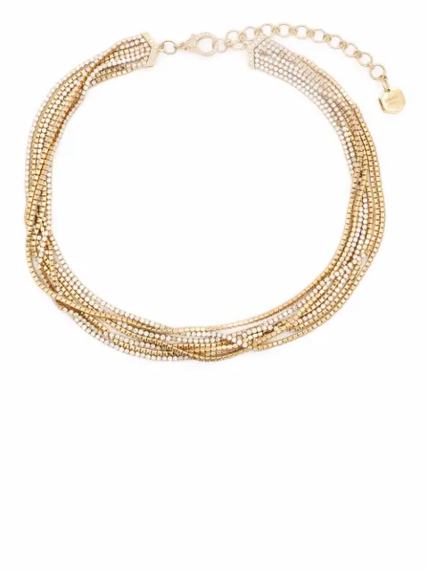 SHAY - 18kt yellow gold 7 thread stack choker