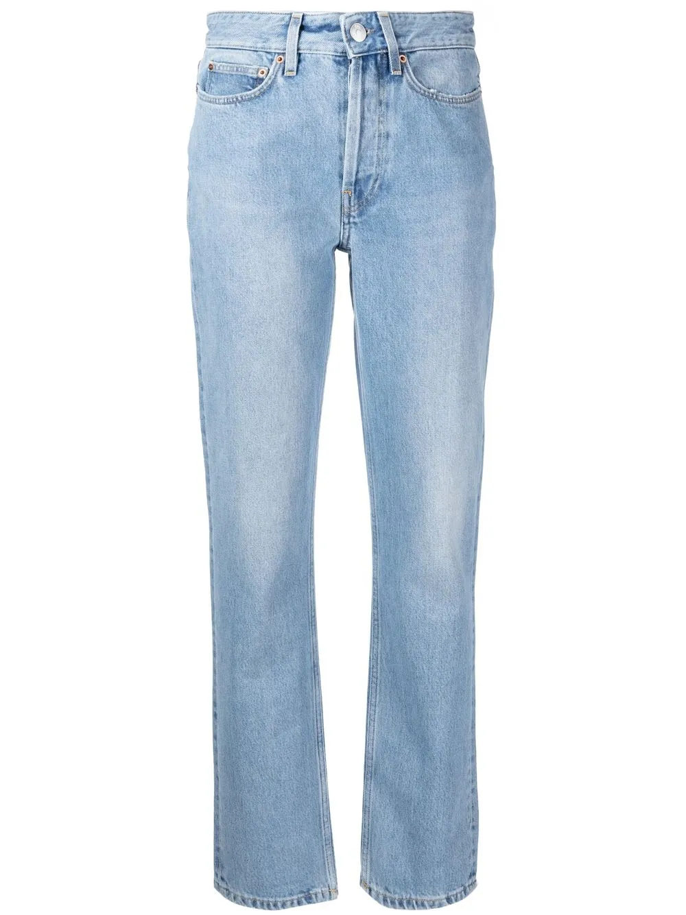 

Won Hundred shorts de mezclilla con cintura paperbag - Azul