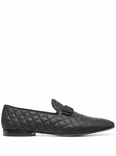 Tagliatore quilted leather loafers