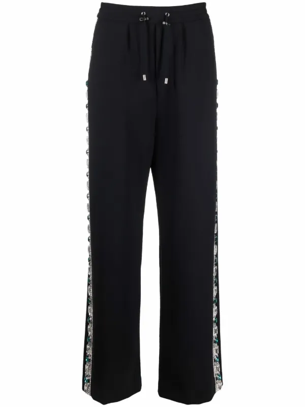 Balmain Pantalon a Detail De Fente Noir FARFETCH MA