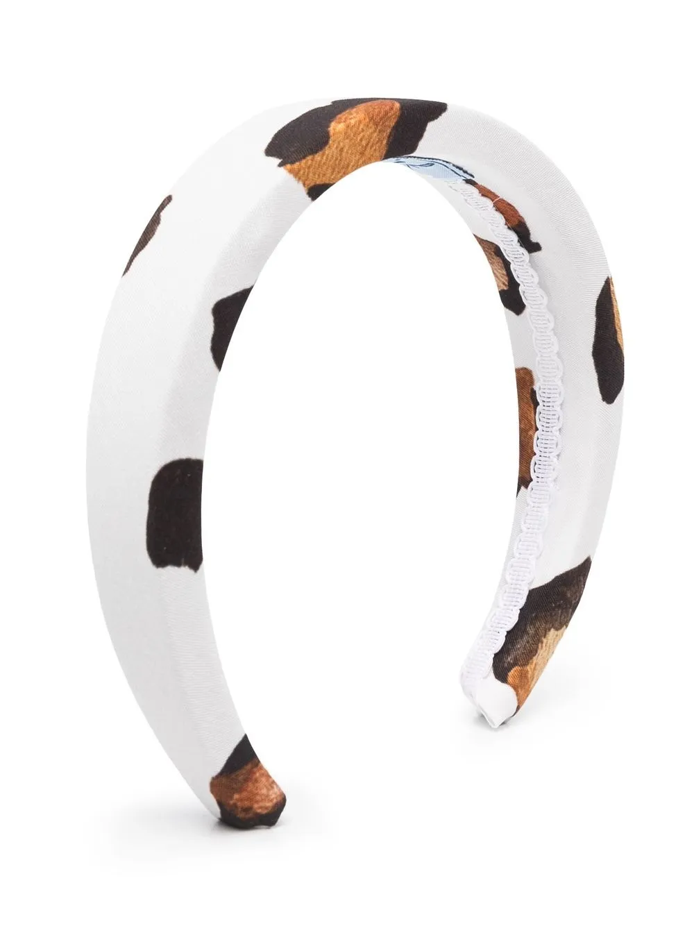 Mi Mi Sol diadema con motivo animal print - Blanco