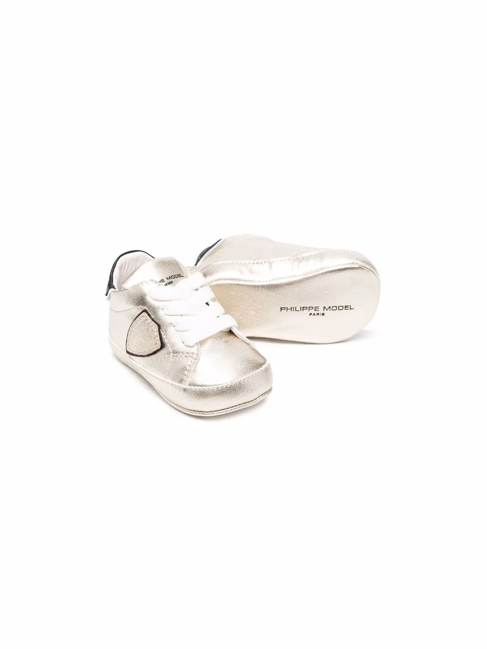 Philippe Model Kids Paris metallic sneakers - Geel