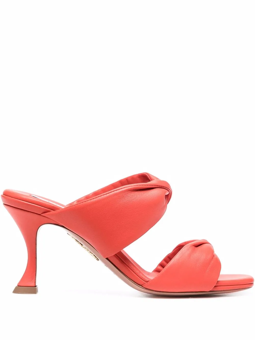 

Aquazzura mules Twist con tacón de 75mm - Rojo