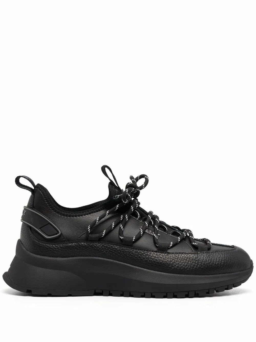 

Bally tenis con paneles y suela gruesa - Negro