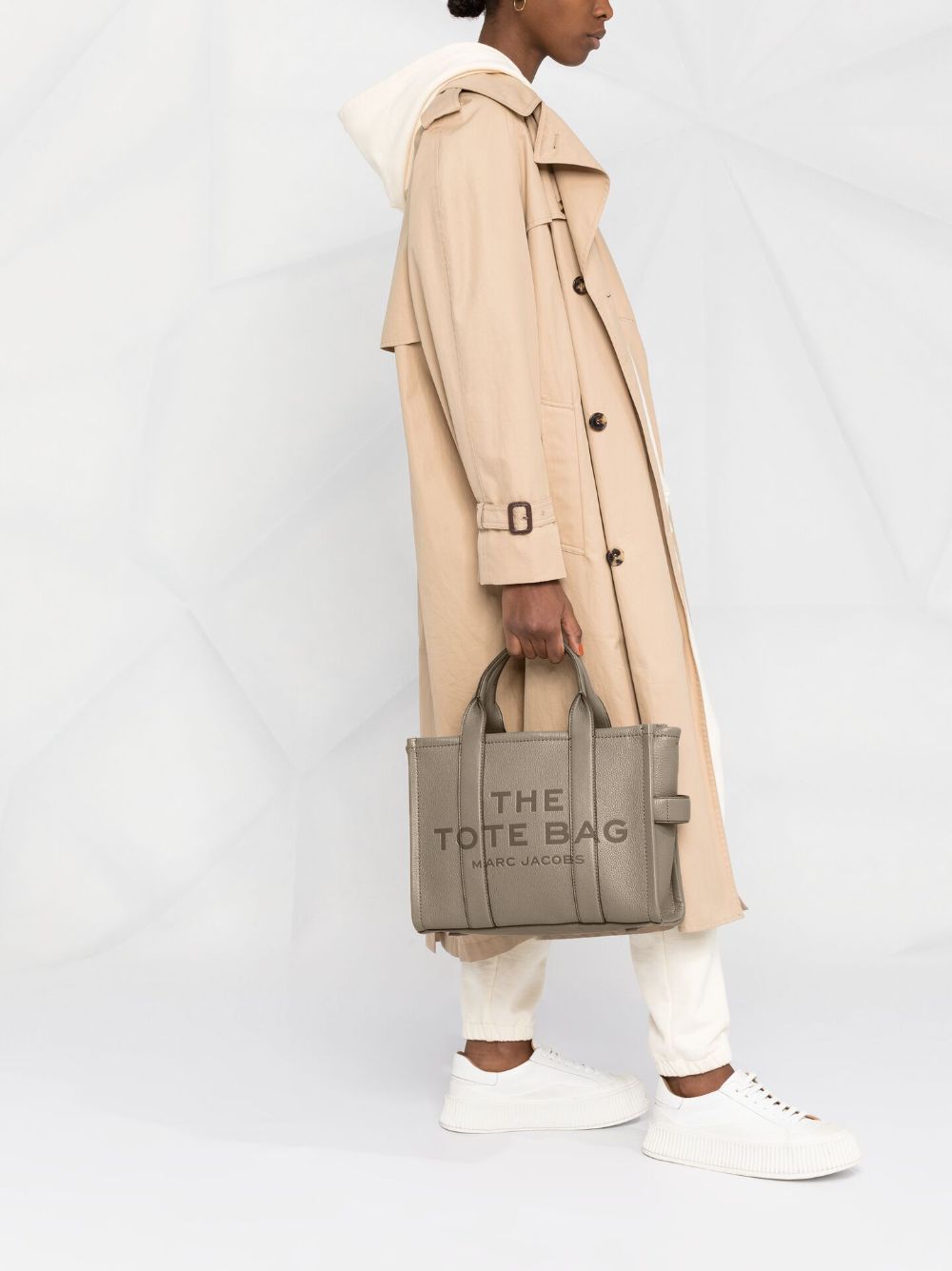 Shop Marc Jacobs The Medium Tote Bag In Brown