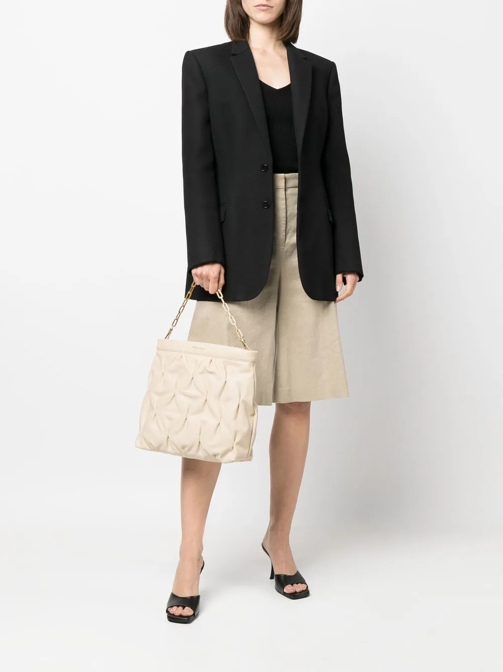 Coccinelle Marquise Goodie schoudertas - Beige