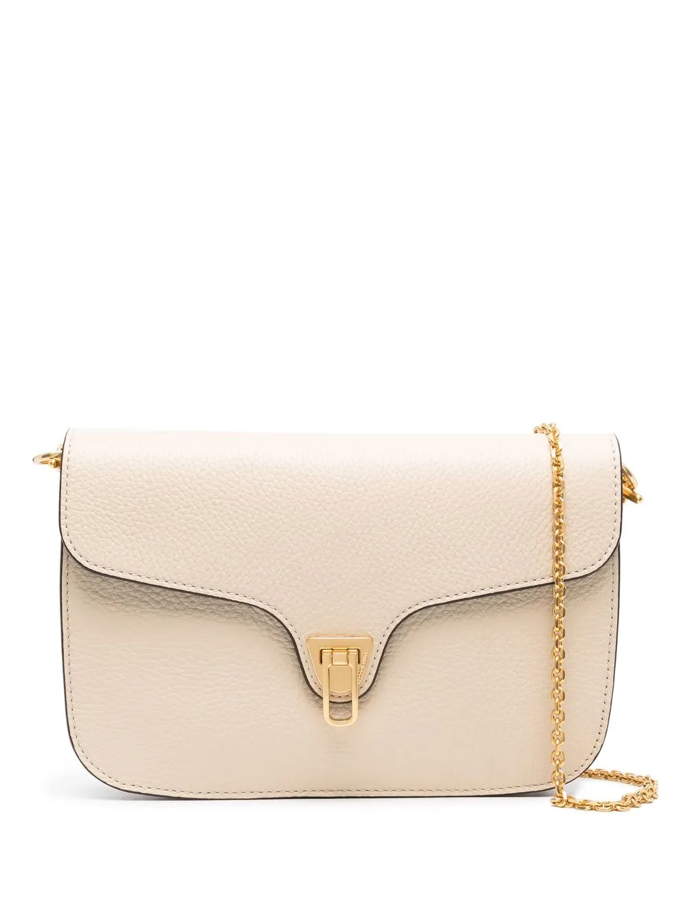 

Coccinelle Beat leather crossbody bag - Neutrals
