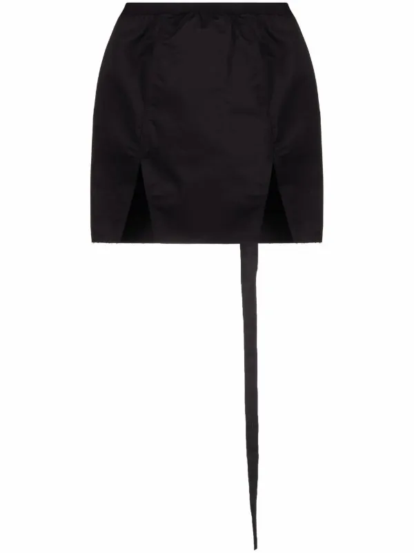 Rick Owens DRKSHDW フロントスリット ミニスカート - Farfetch Rick Owens DRKSHDW フロントスリット ミニスカート - Farfetch